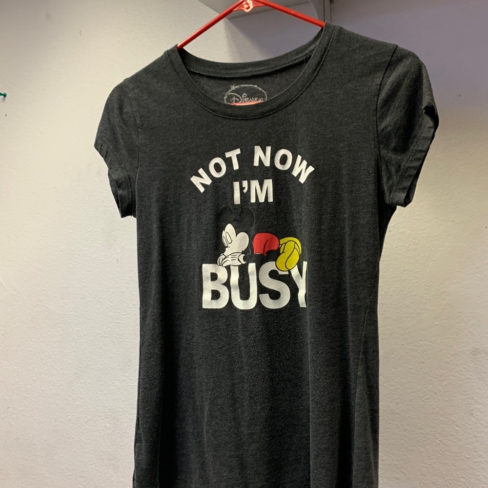 Black mickey mouse tshirt, sized medium